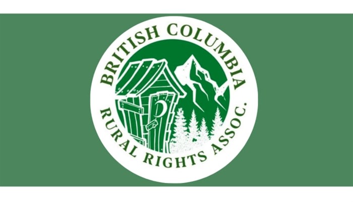 The logo for the B.C. Rural Right Association.