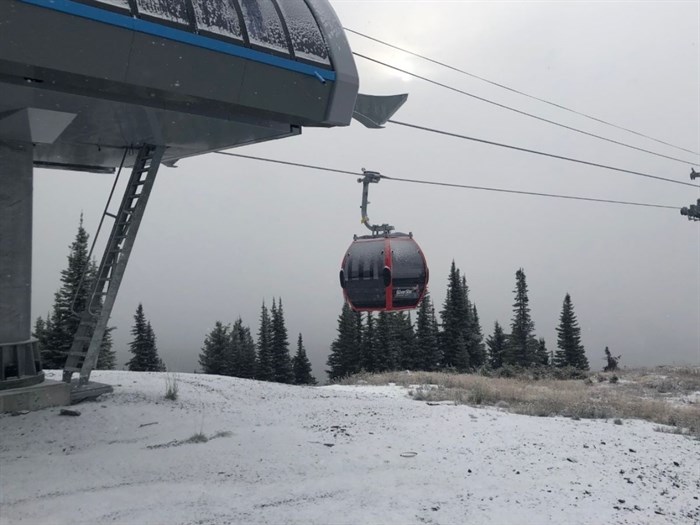 Silver Star Mountain Resort near Vernon received the first snow of the season, Friday, Sept. 27, 2019.
