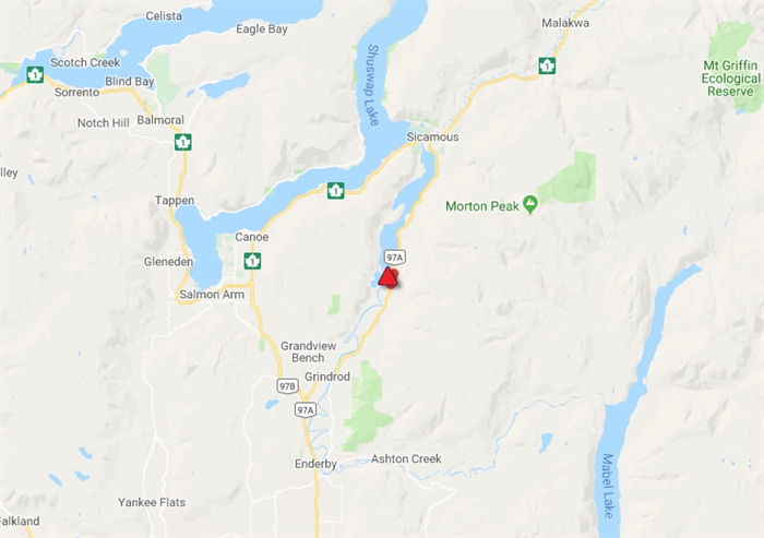 UPDATE: Highway 97A south of Sicamous reopens after crash | iNFOnews ...