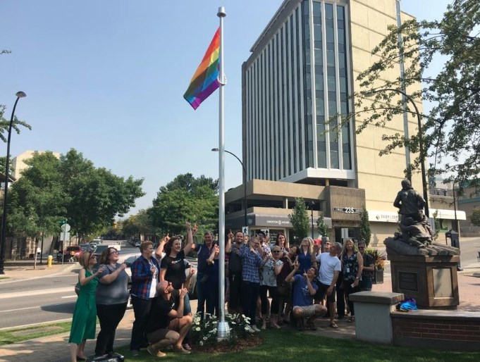 The city of Kamloops used to fly pride flags in front of city hall but will no longer hang flags or banners from any special interest group on city-owned land.