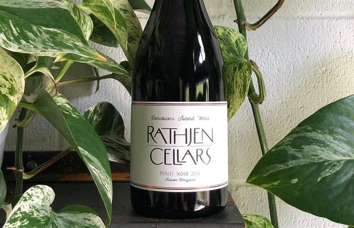 Rathjen Cellars on Vancouver Island is winning big reviews for its gorgeous Pinot Noir.
