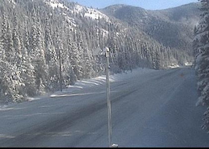 A view of Allison Pass from a BC highway cam taken on Nov. 26, 2019. A look at cameras along a motorist's intended route could be big factor in travelling that particular route that particular day.