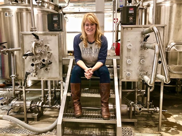 Owner Susi Foerg is the one woman show behind Rustic Reel Brewing.