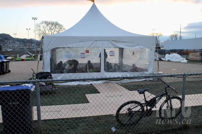 This warming shelter was set up in the city-run homeless camping site during the depths of the 2019-20 winter. The need looks to be even greater this winter.