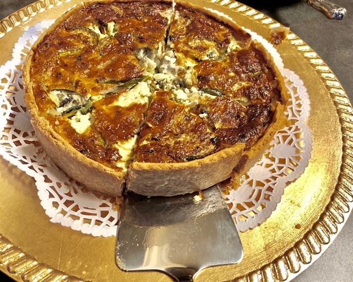 Delicious quiche & more from Waterfront Cafe.