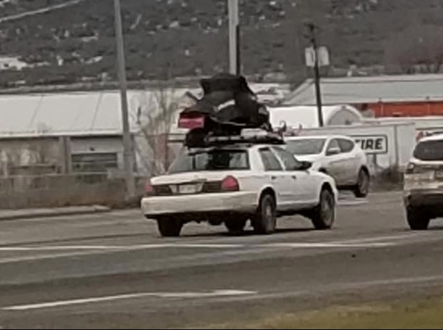 This car was spotted around Kamloops.