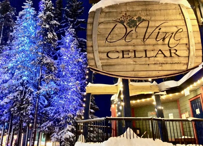 DiVine Wine & Tapas bar is a go to for wine lovers on the ski hill.