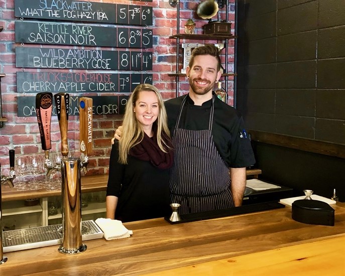 Renegade Kitchen owners Chef Shaun Sanders and Meghan Carr
