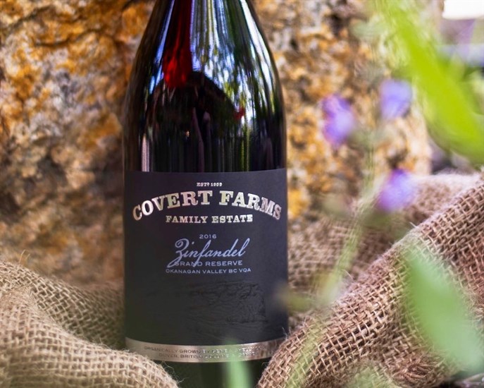 Covert Farms Family Estate Winery is one of the few winery's making a Zinfandel.