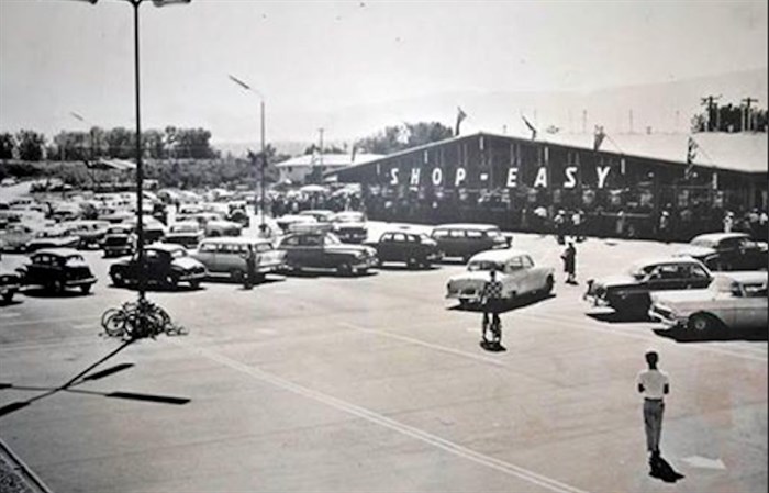 When it first opened in 1959 or 1960, the Shop Easy grocery store was the key tenant.