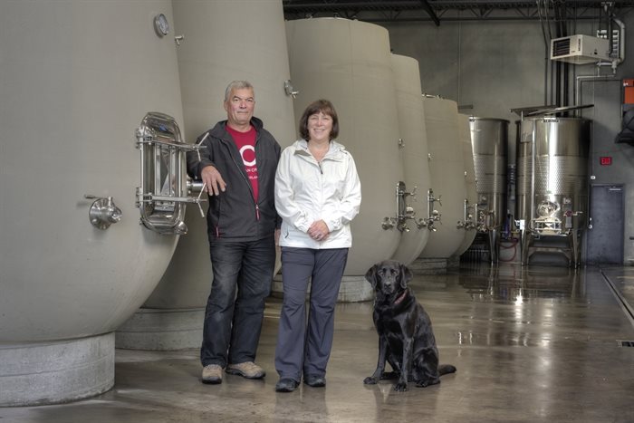Christine Coletta and husband Steve Lornie are co-owners of Okanagan Crush Pad.