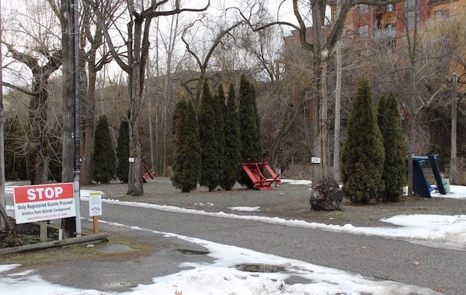 This 89-space campground is part of the redevelopment proposal.