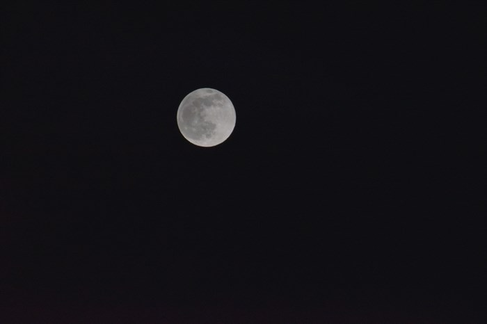 This full moon shot was taken in Kamloops.