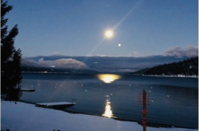Parts of the Shuswap also had clear skies where Kyla Murphy captured this shot.