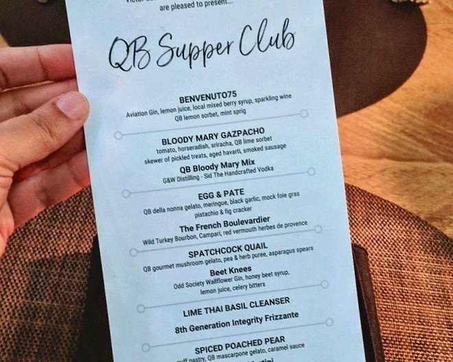 QB Gelato Supper Clubs are a super cool addition to the Kelowna food scene.