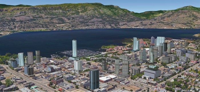 This is what downtown Kelowna could look like with 3,000 more residents.