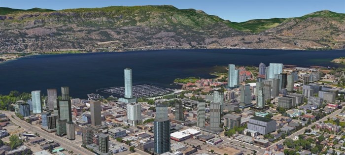 This is what downtown Kelowna could look like with 5,000 more residents.