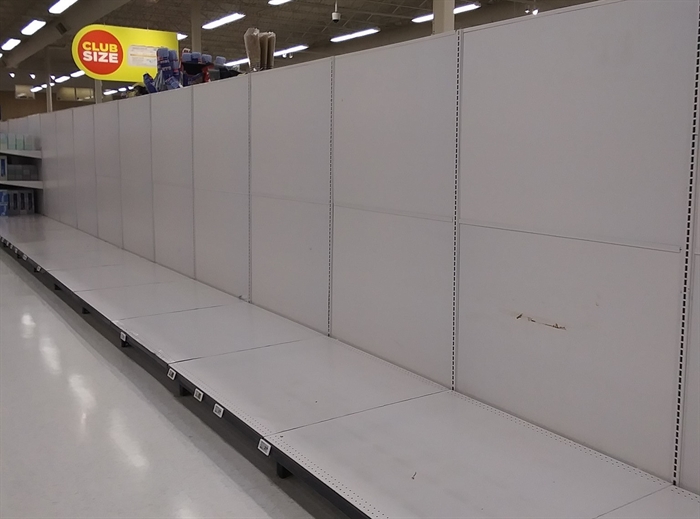 Toilet Paper Frenzy Kelowna Residents Clear Out Store Shelves