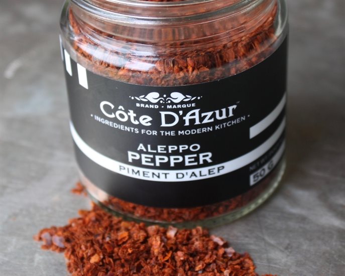 Aleppo Chile flakes will make an exciting new addition to your spice drawer.