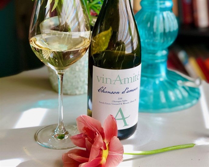 vinAmite's Chansons d'Amour is a perfectly poetic wine to share with you  beautiful mom.