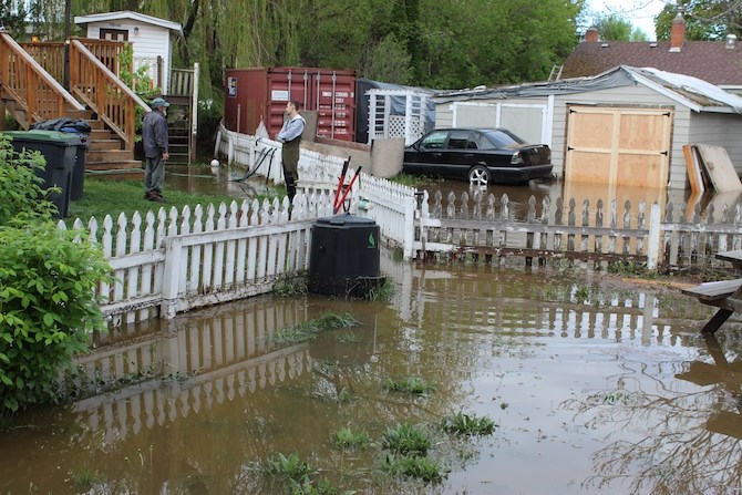 As many as 30 homes may have also been flooded.