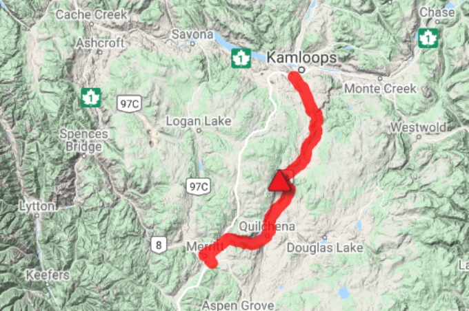 UPDATE: Highway 5A Completely Reopened Between Kamloops And Merritt ...