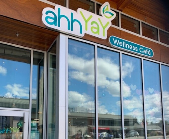 Owner of AhhYaY Wellness Café Natalie Peace-Young is excited to be partnering with local chef Kaity Lou Clement to create a soft-serve, plant-based sundae bar.