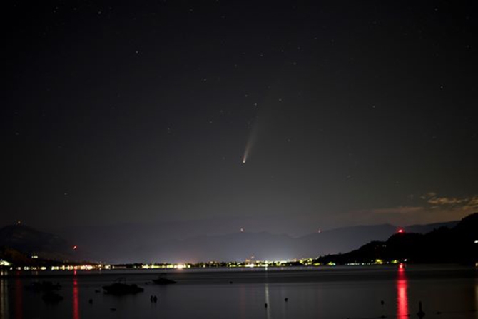 Neowise wil be visible in both after dusk and pre-dawn skies in the Thompson and Okanagan this week.