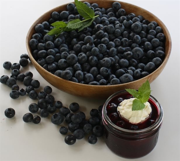 Beautiful B.C. blueberries are the star of this dessert recipe.