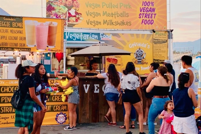 Folks have across North America have lined up to eat Govinda Clayton's vegan street food, and now Kamloopsians can have it for the rest of the farmers' market season.