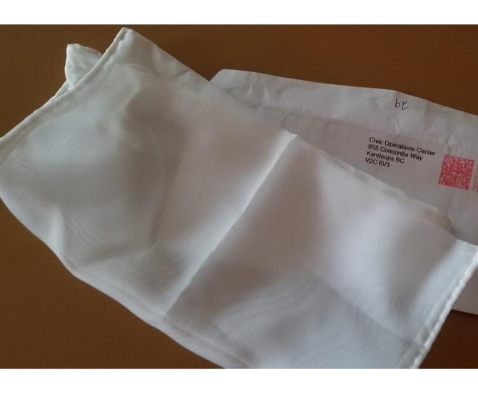 Some Kamloops residents have received mesh bags in the mail, sent from the Civic Operations Centre. 