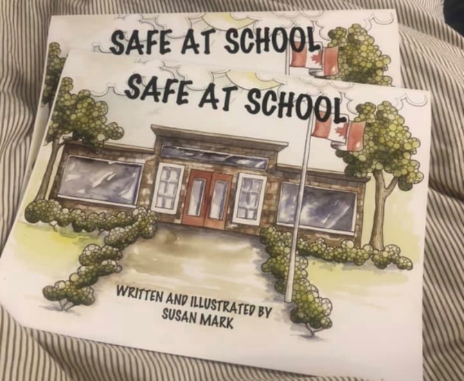 Kamloops author Susan Mark's pandemic children's book, Safe at School, follows the teachings of Dr. Bonnie Henry who says children were, in fact, safe at school this fall.