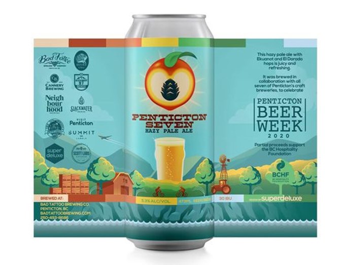 A new beer has been created in a collaborative effort among the seven Penticton breweries participating in this year's Penticton Beer Week, Oct. 16 to 24, 2020.