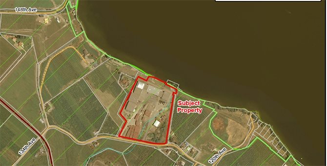 B.C. Tree Fruits would like to have this 5.2 hectare parcel of land excluded from the Agricultural Land Reserve in order to maximize resale value.
