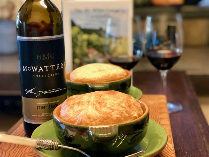 This delicious stew features local craft beer and pairs perfectly with McWatters Meritage.