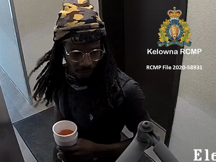 Kelowna RCMP are looking to identify and speak to this man. 