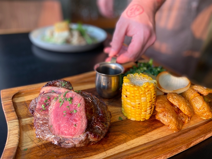 The bison tenderloin is a favourite for guests at the restaurant.