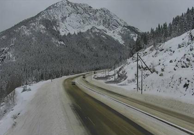 Snow, Possible Freezing Rain On Southern Interior Mountain Highways ...