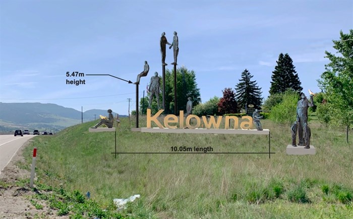 This is the largest of three options that will be reviewed by Kelowna city council.