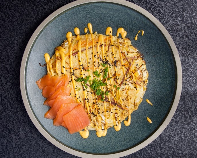 Okonomiyaki is super easy to make at home and is very impressive.