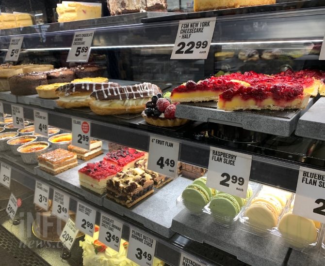You can smell the freshly baked desserts and breads in store, so be warned if you shop on an empty stomach.