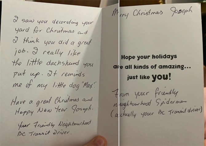 How a bus driver made Christmas special for a Penticton youngster | iNFOnews | Thompson-Okanagan's News Source - Vimarsana News