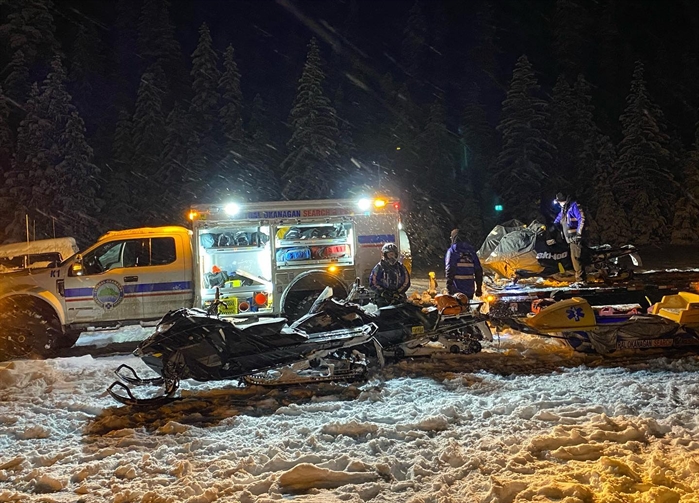 Missing snowmobiler rescued in Greystokes area near Kelowna | iNFOnews | Thompson-Okanagan's News Source - Vimarsana News