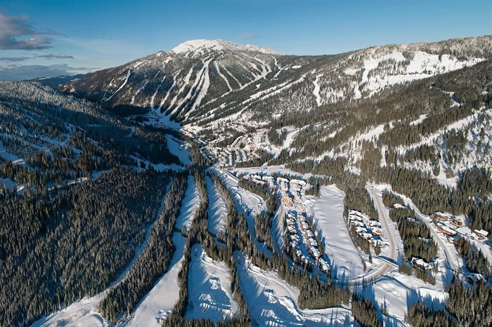 Sun Peaks from the air