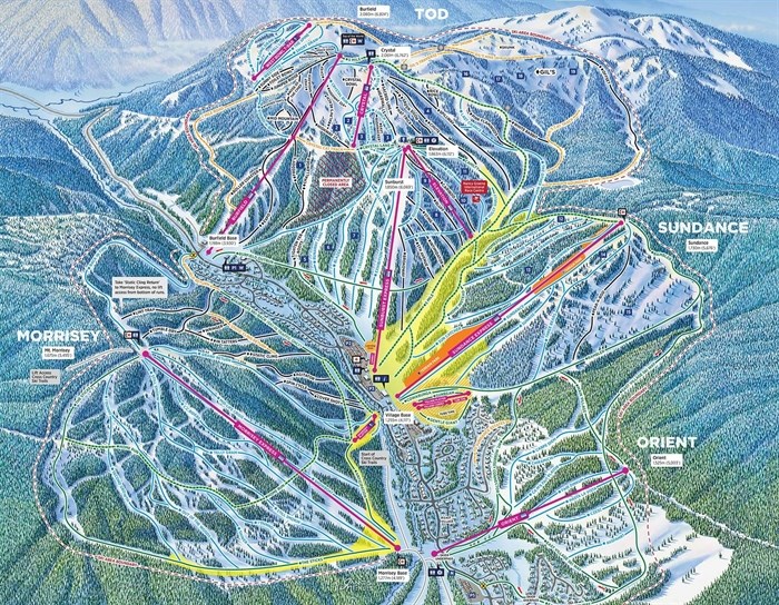 Sun Peaks Ski Resort's new trail map
