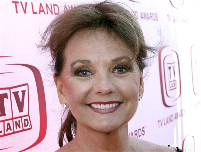 FILE - In this June 8, 2008 file photo, actress Dawn Wells arrives at the TV Land Awards in Santa Monica, Calif. Wells, who played the wholesome Mary Ann among a misfit band of shipwrecked castaways on the 1960s sitcom 