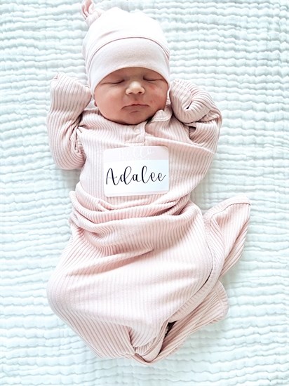 Adalee Romeo was the first baby to be born at the Royal Inland Hospital in Kamloops in 2021.