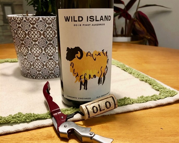 Wild Island Pinot Auxerrois was originally created for OLO Restaurant in Victoria.