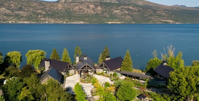 Waterside Farm in Lake Country is the most expensive home listed for sale in Canada, even though it's been excluded from a national report featuring luxury homes.