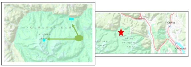 Two inholdings were added to Cathedral Provincial Park near Keremeos.